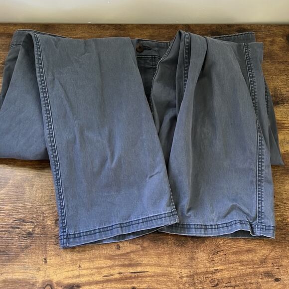 St. John's Bay Super Stretch Dusty Blue Dress Pants - Picture 3 of 10